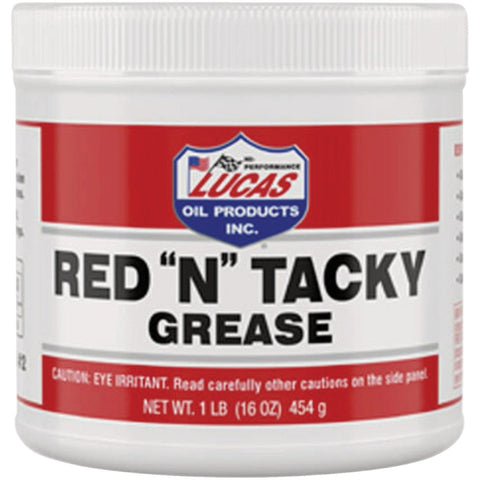Lucas Oil Red N Tacky MP Grease; Mfg #LUCA10574