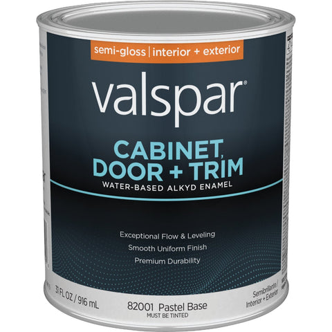 Valspar Cabinet, Door & Trim Waterborne Alkyd Interior/Exterior Enamel; Mfg #028.0082001.005