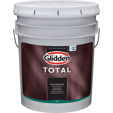 Glidden Total Exterior 100% Acrylic Latex Paint + Primer; Mfg #GLTEX10MB/05