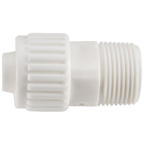 Flair-it Plastic Compression Male Pipe Thread Adapter; Mfg #16842