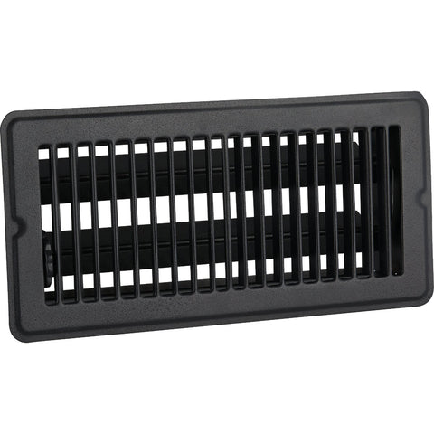 Home Impressions Matte Black Floor Register; Mfg #1FL0410MB-NH