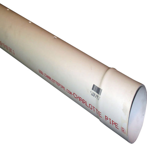 Charlotte Pipe Perforated PVC Drain & Sewer Pipe (2-Row); Mfg #PVC 30040P 0800