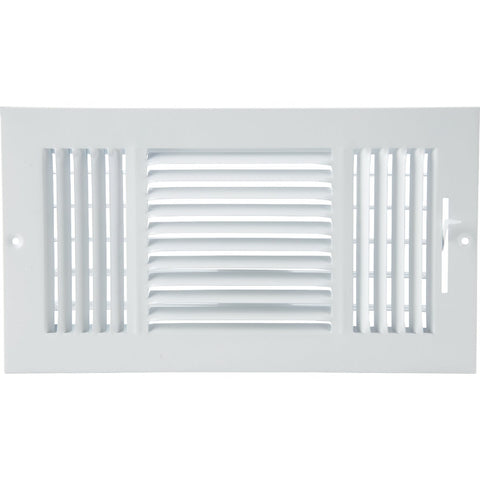 Home Impressions 3-Way Wall Register; Mfg #3SW1206WH-AB