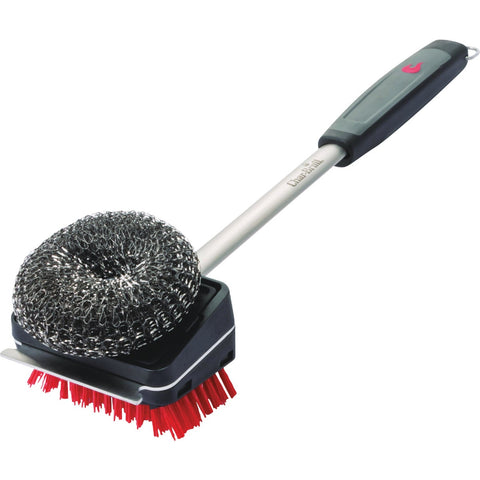 Char-Broil Safer Dual Side Grill Cleaning Brush; Mfg #1864485R06