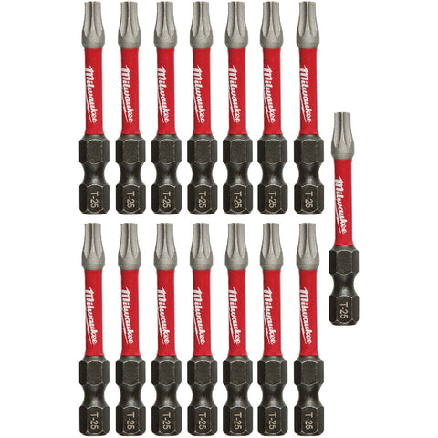 Milwaukee Shockwave 15-Piece Impact Screwdriver Bit Set; Mfg #48-32-5015
