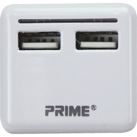 Prime Wire & Cable 2-Port USB Charger; Mfg #PBUSB340