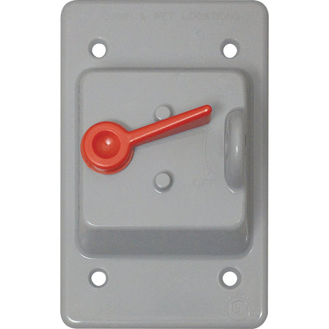 Southwire Non-Metallic Outdoor Switch Cover; Mfg #P1GTC-UPC