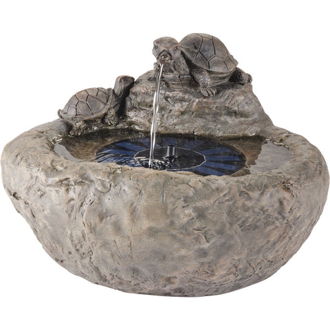 Lumineo Solar Turtle Fountain; Mfg #9892725