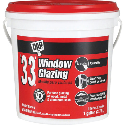 DAP 33 Window Glazing Compound; Mfg #7079812019