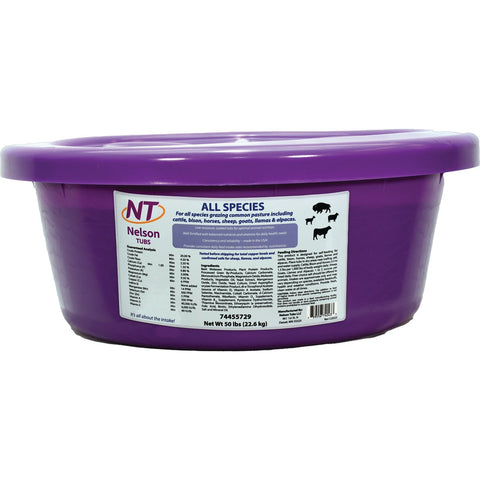 Nelson Tubs All Species Feed Supplement; Mfg #74455729