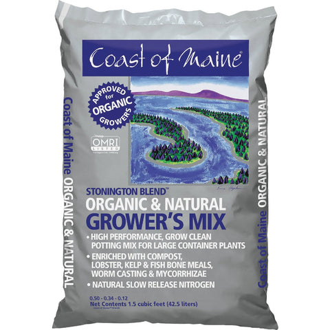Coast of Maine Stonington Blend Growers Mix Potting Soil; Mfg #ST1500