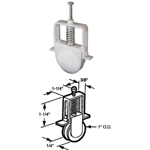 Prime-Line Adjustable Screen Door Roller Assembly; Mfg #B 575