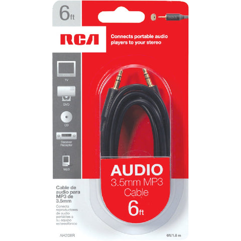 RCA Mini Stereo Audio Extension Cable; Mfg #AH208R