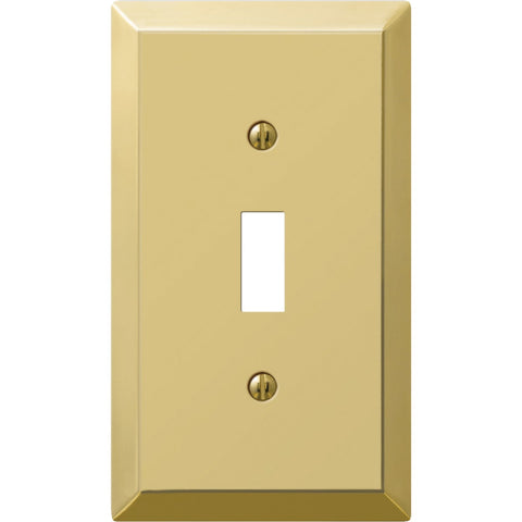 Amerelle Stamped Steel Switch Wall Plate; Mfg #163TBR