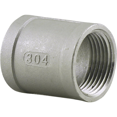 PLUMB-EEZE Stainless Steel Coupling; Mfg #U2-SSC-12