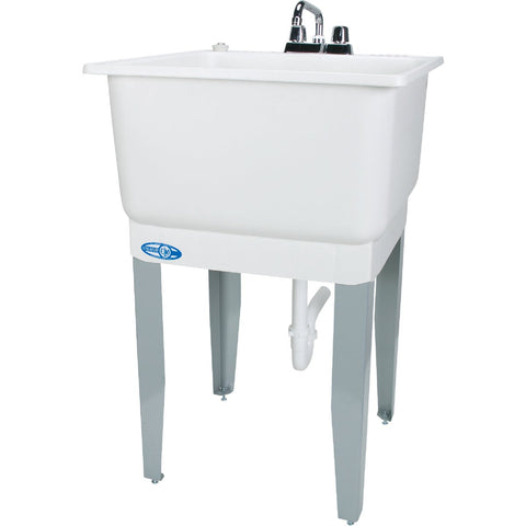 Mustee Utilatub Laundry Tub Kit; Mfg #14CP