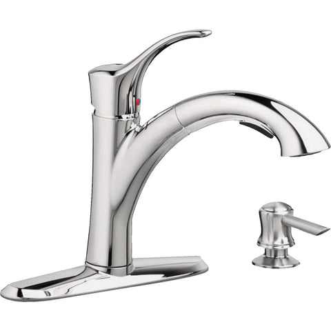 American Standard Mesa Single Handle Lever Pull-Down Kitchen Faucet; Mfg #9015101.002