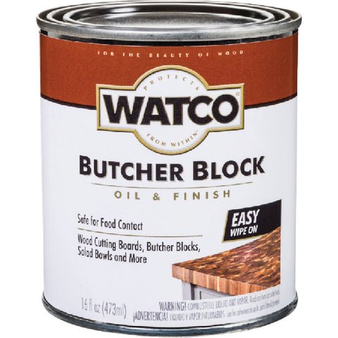 Watco Butcher Block Oil & Finish; Mfg #241758