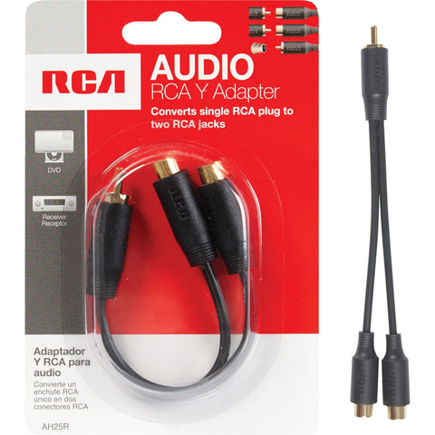RCA Male Y-Adapter; Mfg #AH25R