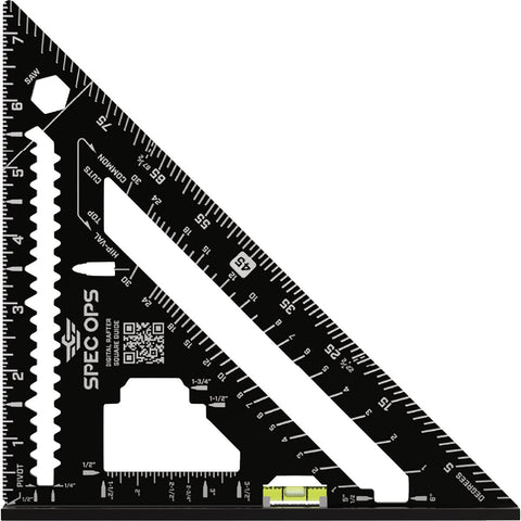 Spec Ops 7.5 In. Carpenter's Square1; Mfg #SPEC-SQ-RAF-E