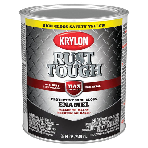 Krylon Rust Tough Safety Color Rust Control Enamel; Mfg #K09713008