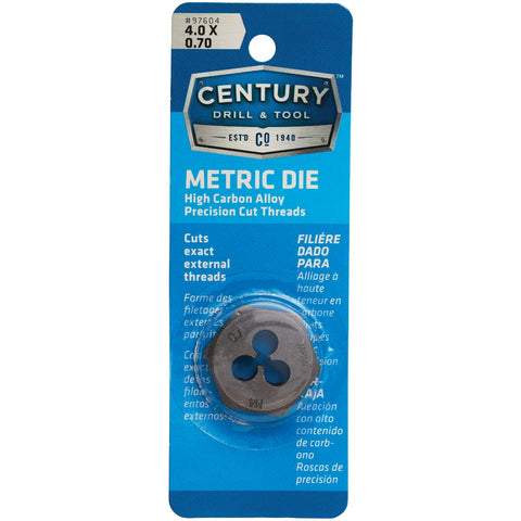 Century Drill & Tool Metric Hex Die; Mfg #97604
