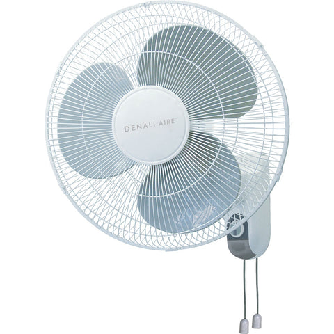 Denali Aire 16 In. Oscillating Wall-Mount Fan; Mfg #1DAFWL16