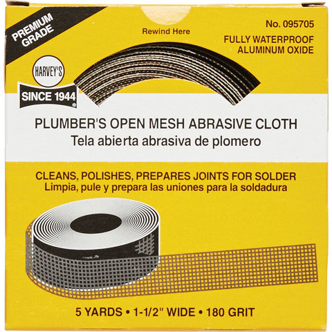 Harvey Abrasive Sand Cloth; Mfg #95705