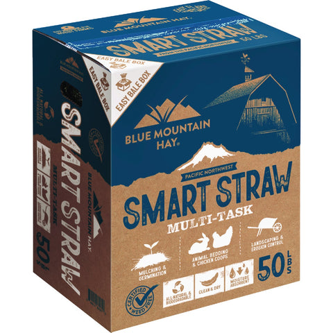 Blue Mountain Hay Smart Straw; Mfg #SSB-50LB