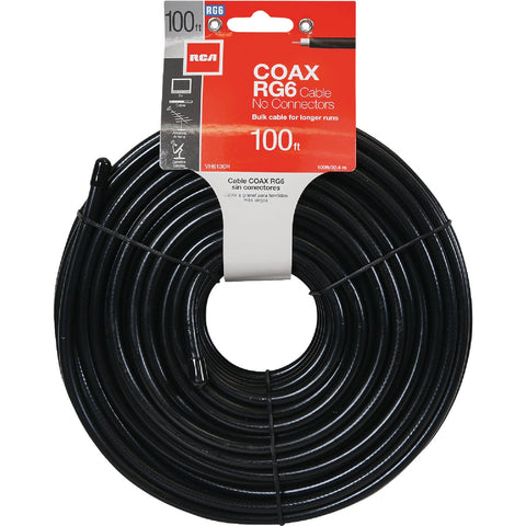 RCA RG6 Bulk Coaxial Cable; Mfg #VH6100R