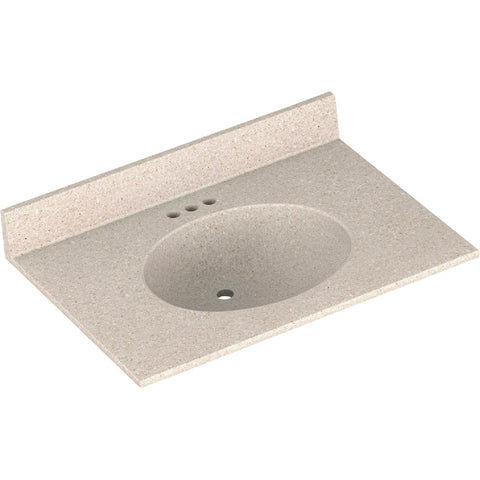 Bertch Oasis Vanity Top with Oval Bowl; Mfg #OL-9-2-NOB3122M