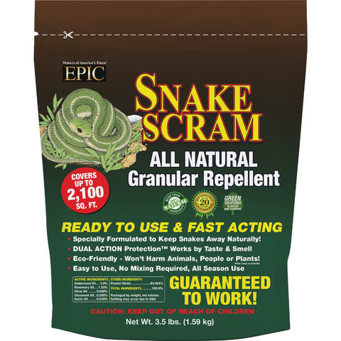 Snake Scram Snake Repellent; Mfg #16003