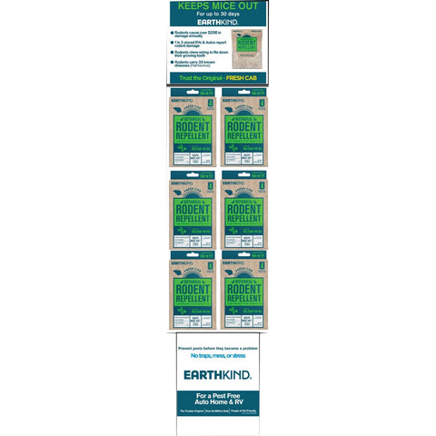 Fresh Cab Rodent Repellent Floor Display; Mfg #FD4P24ROD