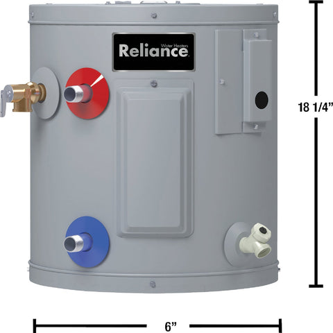 Reliance 6-Year Compact Electric Water Heater; Mfg #6-10-SOMS K