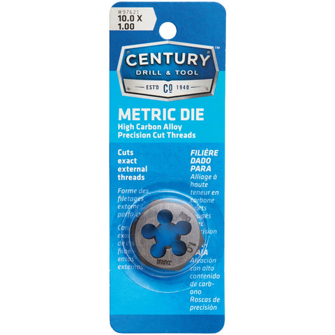 Century Drill & Tool Metric Hex Die; Mfg #97621