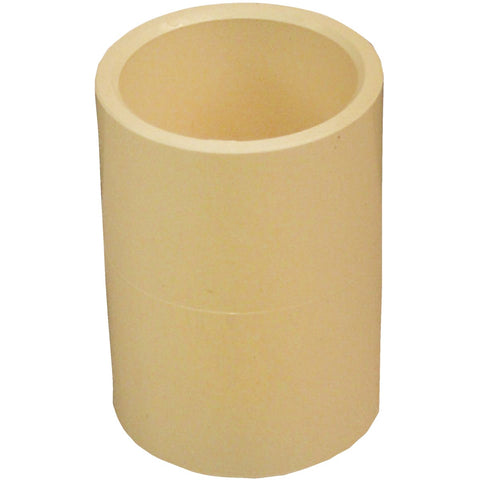 Charlotte Pipe CPVC Coupling with Stop; Mfg #CTS 02100C 0800HA