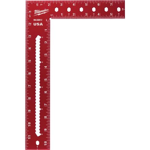 MILWAUKEE 8 In. x 12 In. Framing Square; Mfg #MLSQ812