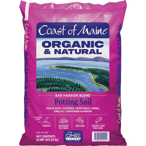 Coast of Maine Bar Harbor Blend Organic Potting Soil; Mfg #BH4000