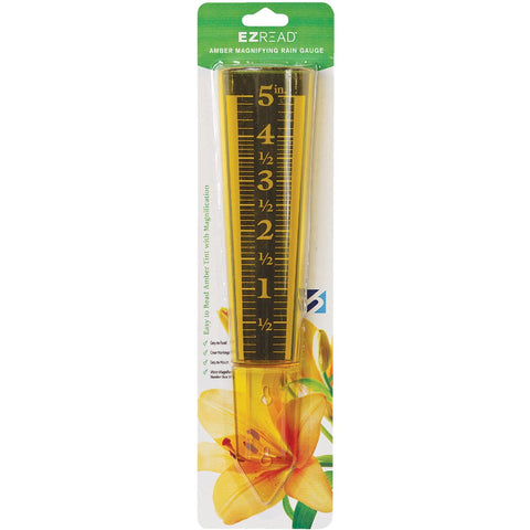EZRead Amber Sprinkler & Rain Gauge; Mfg #820-0600