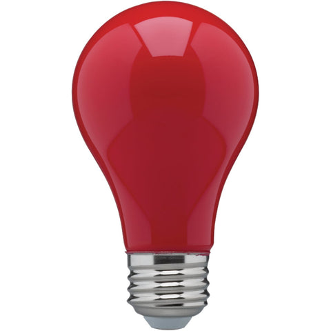 Satco Nuvo A19 Medium LED Party Light Bulb; Mfg #S14984