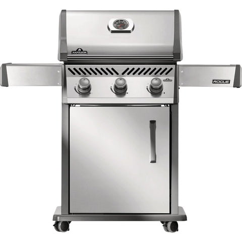 Napoleon Rogue 425 LP Gas Grill with Cast iron Grids; Mfg #R425PSS-2