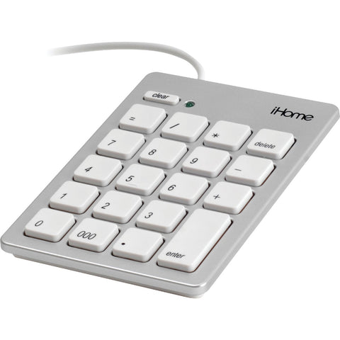 iHome Mac Numeric Keypad; Mfg #IMAC-A210S