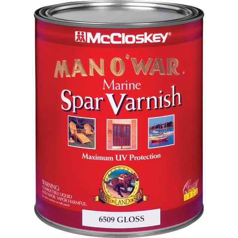 McCloskey Man O'War VOC Spar Interior & Exterior Varnish; Mfg #080.0006509.005