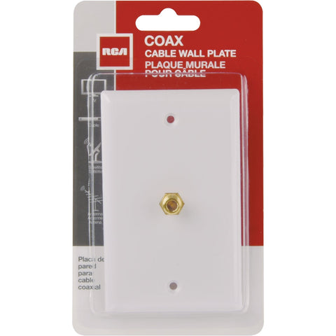 RCA Coaxial Wall Plate; Mfg #VH61R1