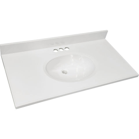CraftMark High Gloss Round Bowl Vanity Top; Mfg #OB4922330