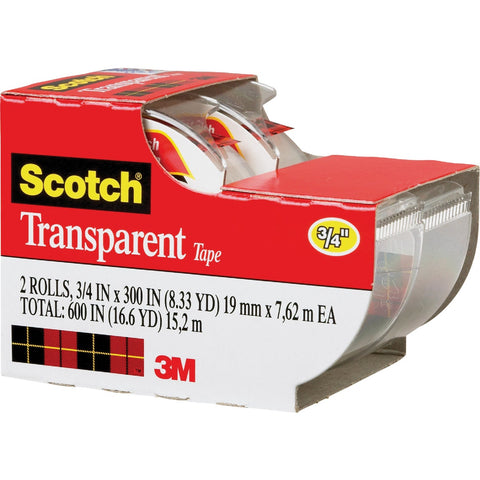 Scotch Transparent Tape; Mfg #2157SS