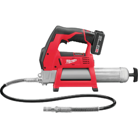 Milwaukee M12 Lithium-Ion Cordless Grease Gun Kit; Mfg #244621XC