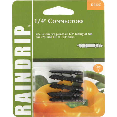 Raindrip Barbed Connector Coupling; Mfg #R312CT