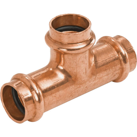 NIBCO PxPxP Reducing Press Copper Tee; Mfg #9099455PCU