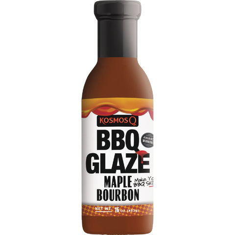 KOSMOS Q Maple Bourbon BBQ Glaze; Mfg #KOS-MAPB-GLAZE-SINGLE